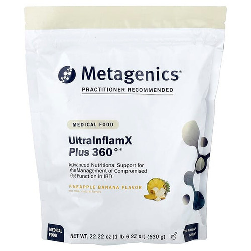 <img alt="Metagenics, UltraInflamX Plus 360°, Medical Food, Pineapple Banana, 22.22 oz (630 g)" title="Metagenics, UltraInflamX Plus 360°, Medical Food, Pineapple Banana, 22.22 oz (630 g),755571947406"