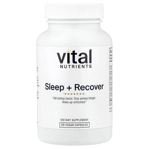 <img alt="Vital Nutrients, Sleep + Recover, 90 Vegan Capsules" title="Vital Nutrients, Sleep + Recover, 90 Vegan Capsules,693465492215"
