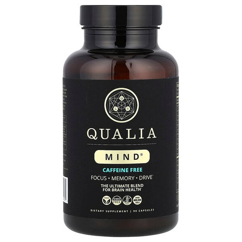 <img alt="Qualia, Mind, Caffeine Free, 90 Capsules" title="Qualia, Mind, Caffeine Free, 90 Capsules,850027149721"