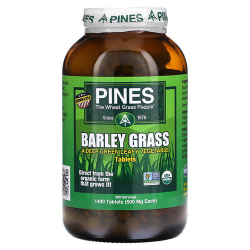 <img alt="Pines International, Barley Grass, 1,400 Tablets" title="Pines International, Barley Grass, 1,400 Tablets,043952000391"