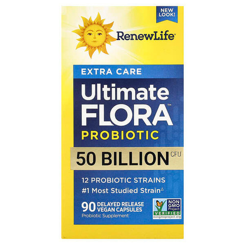 <img alt="Renew Life, Ultimate Flora Probiotic, Extra Care, 90 Delayed Release Vegan Capsules" title="Renew Life, Ultimate Flora Probiotic, Extra Care, 90 Delayed Release Vegan Capsules,631257121097"