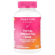 <img alt="Pink Stork, Total Prenatal + DHA, 180 Capsules" title="Pink Stork, Total Prenatal + DHA, 180 Capsules,850008018084"