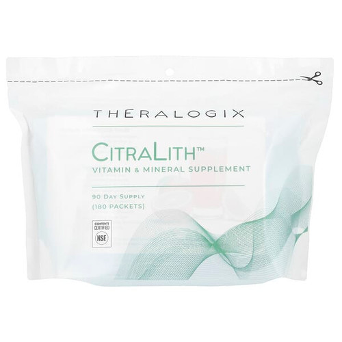 <img alt="Theralogix, Citralith, Vitamin & Mineral Supplement, 180 Packets, (2.45 g) Each" title="Theralogix, Citralith, Vitamin & Mineral Supplement, 180 Packets, (2.45 g) Each,813349011299"