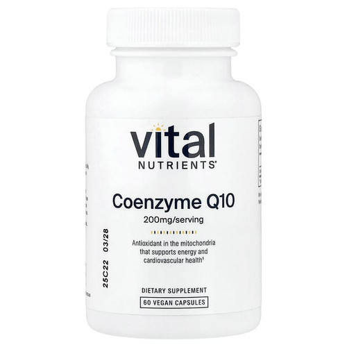 <img alt="Vital Nutrients, Coenzyme Q10, 200 mg, 60 Vegan Capsules" title="Vital Nutrients, Coenzyme Q10, 200 mg, 60 Vegan Capsules,693465418116"