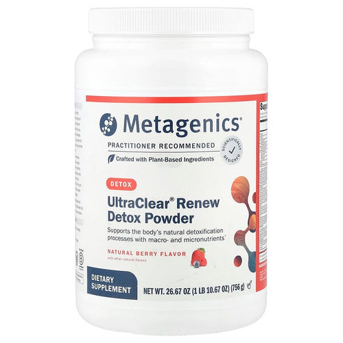 <img alt="Metagenics, UltraClear Renew Detox Powder, Natural Berry, 26.67 oz (756 g)" title="Metagenics, UltraClear Renew Detox Powder, Natural Berry, 26.67 oz (756 g),755571943934"