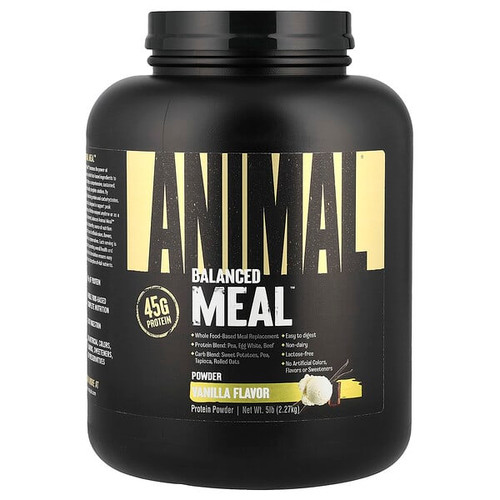 <img alt="Animal, Balanced Meal Protein Powder, Vanilla, 5 lb (2.27 kg)" title="Animal, Balanced Meal Protein Powder, Vanilla, 5 lb (2.27 kg),039442039316"