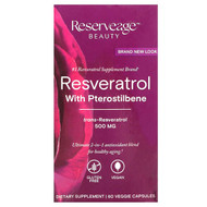 <img alt="Reserveage Beauty, Resveratrol with Pterostilbene , 500 mg, 60 Veggie Capsules" title="Reserveage Beauty, Resveratrol with Pterostilbene , 500 mg, 60 Veggie Capsules,094922018342"
