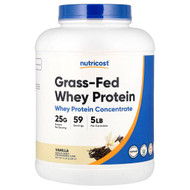<img alt="Nutricost, Grass-Fed Whey Protein, Vanilla, 5 lbs (2,268 g)" title="Nutricost, Grass-Fed Whey Protein, Vanilla, 5 lbs (2,268 g),810014675602"
