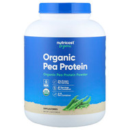 <img alt="Nutricost, Organic Pea Protein, Unflavored, 5 lb (2,268 g)" title="Nutricost, Organic Pea Protein, Unflavored, 5 lb (2,268 g),810014670522"