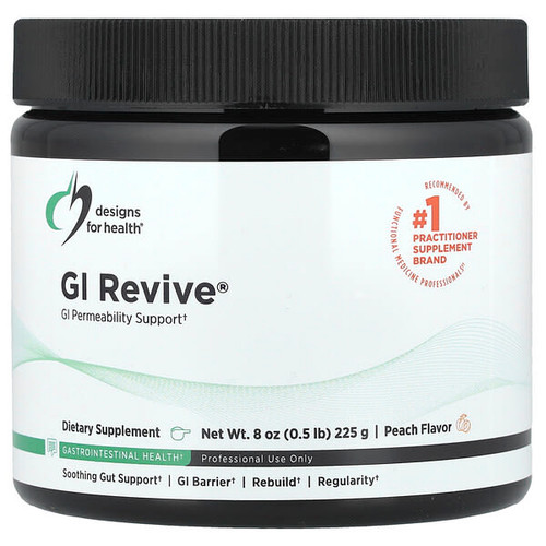 <img alt="Designs For Health, GI Revive, Peach, 8 oz (225 g)" title="Designs For Health, GI Revive, Peach, 8 oz (225 g),879452001428"