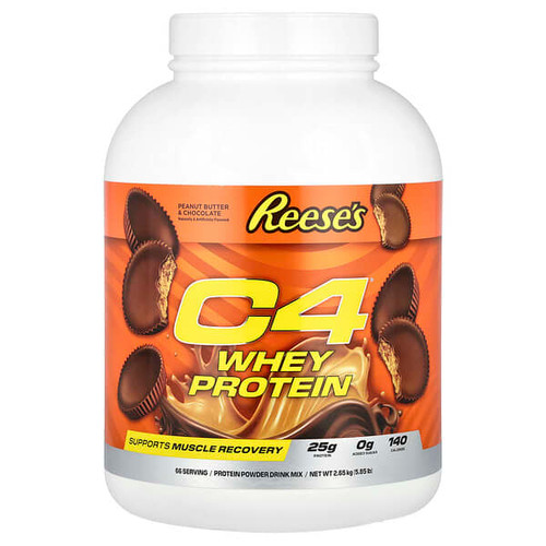 <img alt="C4 - Cellucor, C4 Whey Protein, Reeses Peanut Butter & Chocolate , 5.85 lb (2.65 kg)" title="C4 - Cellucor, C4 Whey Protein, Reeses Peanut Butter & Chocolate , 5.85 lb (2.65 kg),842595135855"