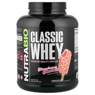 <img alt="NutraBio, Classic Whey Protein, Strawberry Shortcake, 5 lb (2,268 g)" title="NutraBio, Classic Whey Protein, Strawberry Shortcake, 5 lb (2,268 g),649908211110"