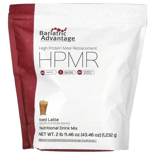<img alt="Bariatric Advantage, HPMR, High Protein Meal Replacement, Iced Latte, 2 lb 11.46 oz (1,232 g)" title="Bariatric Advantage, HPMR, High Protein Meal Replacement, Iced Latte, 2 lb 11.46 oz (1,232 g),755571956156"