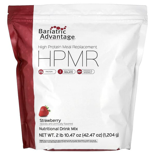 <img alt="Bariatric Advantage, HPMR, High Protein Meal Replacement, Strawberry, 2 lb 10.47 oz (1,204 g)" title="Bariatric Advantage, HPMR, High Protein Meal Replacement, Strawberry, 2 lb 10.47 oz (1,204 g),755571956132"