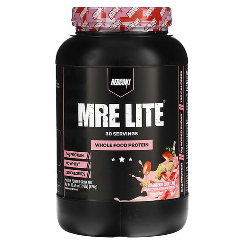 <img alt="Redcon1, MRE Lite, Whole Food Protein, Strawberry Shortcake, 1.92 lb (870 g)" title="Redcon1, MRE Lite, Whole Food Protein, Strawberry Shortcake, 1.92 lb (870 g),850004759882"