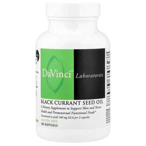 <img alt="DaVinci Laboratories, Black Currant Seed Oil, 180 Softgels (500 mg per Softgel)" title="DaVinci Laboratories, Black Currant Seed Oil, 180 Softgels (500 mg per Softgel),026664236913"