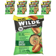 <img alt="Wilde Brands, Protein Chips, Spicy Queso, 8 Bags, 1.34 oz (38 g) Each" title="Wilde Brands, Protein Chips, Spicy Queso, 8 Bags, 1.34 oz (38 g) Each,856802008535"