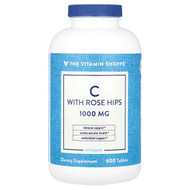<img alt="The Vitamin Shoppe, Vitamin C With Rose Hips, 600 Tablets" title="The Vitamin Shoppe, Vitamin C With Rose Hips, 600 Tablets,766536012961"