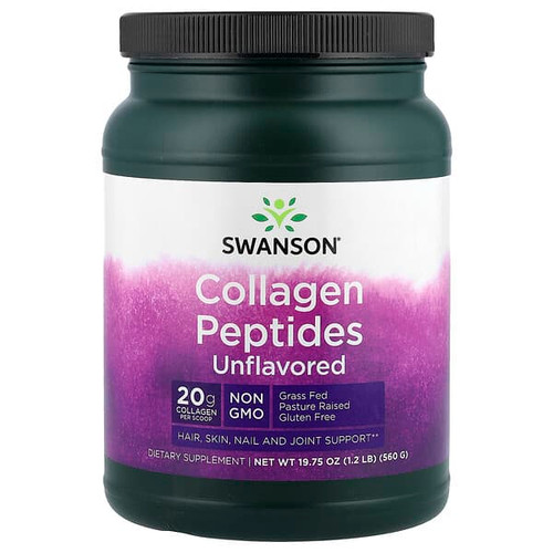 <img alt="Swanson Vitamins, Collagen Peptides, Unflavored, 19.75 oz (560 g)" title="Swanson Vitamins, Collagen Peptides, Unflavored, 19.75 oz (560 g),087614118338"
