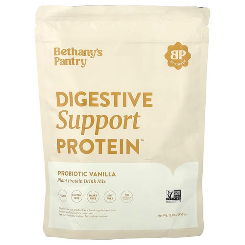 <img alt="Nuzest, Bethanys Pantry, Digestive Support Protein, Probiotic Vanilla, 15.87 oz (450 g)" title="Nuzest, Bethanys Pantry, Digestive Support Protein, Probiotic Vanilla, 15.87 oz (450 g),850013684793"