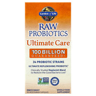 <img alt="Garden of Life, RAW Probiotics, Ultimate Care, 30 Vegetarian Capsules" title="Garden of Life, RAW Probiotics, Ultimate Care, 30 Vegetarian Capsules,658010116640"