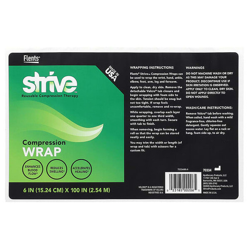 <img alt="Strive, Reusable Compression Therapy, Compression Wrap , 1 Count" title="Strive, Reusable Compression Therapy, Compression Wrap , 1 Count,023185002065"