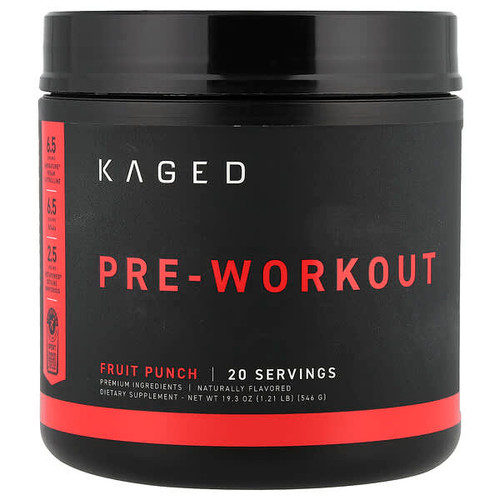 <img alt="Kaged, Pre-Workout, Fruit Punch, 1.21 lb (546 g)" title="Kaged, Pre-Workout, Fruit Punch, 1.21 lb (546 g),850045966515"