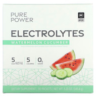 <img alt="Dr. Mercola, Pure Power, Electrolytes, Watermelon Cucumber, 30 Packets, 5.13 oz (145.6 g)" title="Dr. Mercola, Pure Power, Electrolytes, Watermelon Cucumber, 30 Packets, 5.13 oz (145.6 g),810487039611"