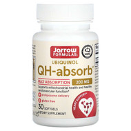 <img alt="Jarrow Formulas, Ubiquinol, QH-Absorb, Max Absorption, 200 mg, 30 Softgels" title="Jarrow Formulas, Ubiquinol, QH-Absorb, Max Absorption, 200 mg, 30 Softgels,790011060246"