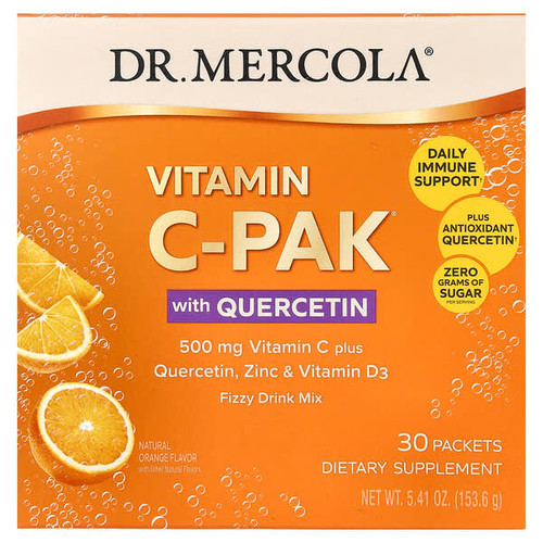 <img alt="Dr. Mercola, Vitamin C-PAK with Quercetin, Natural Orange, 30 Packets, 0.18 oz (5.12 g) Each" title="Dr. Mercola, Vitamin C-PAK with Quercetin, Natural Orange, 30 Packets, 0.18 oz (5.12 g) Each,810094210229"
