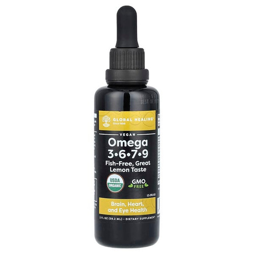 <img alt="Global Healing, Omega 3, 6, 7, 9, Lemon, 2 fl oz (59.2 ml)" title="Global Healing, Omega 3, 6, 7, 9, Lemon, 2 fl oz (59.2 ml),811839032380"
