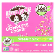 <img alt="Lenny & Larrys, The Complete Cookie, Birthday Cake, 12 Cookies, 4 oz (113 g) Each" title="Lenny & Larrys, The Complete Cookie, Birthday Cake, 12 Cookies, 4 oz (113 g) Each,787692833610"