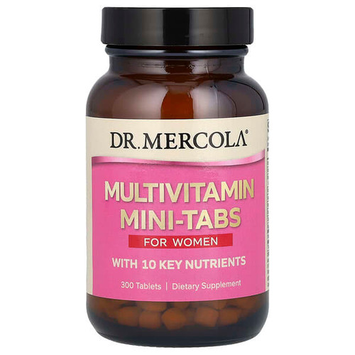 <img alt="Dr. Mercola, Multivitamin Mini-Tabs, For Women, 300 Tablets" title="Dr. Mercola, Multivitamin Mini-Tabs, For Women, 300 Tablets,810094213633"