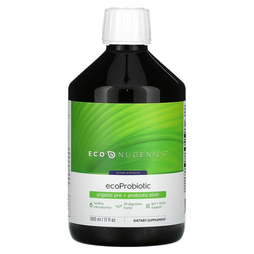 <img alt="Econugenics, EcoProbiotic, Organic Pre + Probiotic Elixir, Natural Berry, 17 fl oz (500 ml)" title="Econugenics, EcoProbiotic, Organic Pre + Probiotic Elixir, Natural Berry, 17 fl oz (500 ml),892985000676"