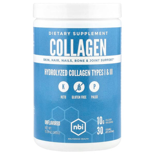 <img alt="NBI, Hydrolyzed Collagen Types I & III, Unflavored, 10.58 oz (300 g)" title="NBI, Hydrolyzed Collagen Types I & III, Unflavored, 10.58 oz (300 g),787790858591"