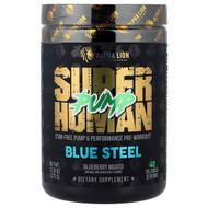 <img alt="ALPHA LION, SuperHuman Pump, Blue Steel, Blueberry Mojito, 13.18 oz (373 g)" title="ALPHA LION, SuperHuman Pump, Blue Steel, Blueberry Mojito, 13.18 oz (373 g),810037990140"