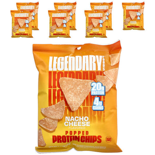 <img alt="Legendary Foods, Popped Protein Chips, Nacho Cheese, 7 Bags, 1.3 oz (36 g) Each" title="Legendary Foods, Popped Protein Chips, Nacho Cheese, 7 Bags, 1.3 oz (36 g) Each,810035972926"