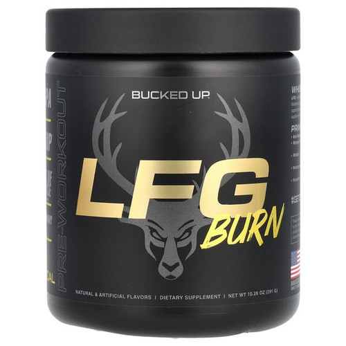 <img alt="Bucked Up, LFG Burn, Pre-Workout, Tropical , 10.26 oz (291 g)" title="Bucked Up, LFG Burn, Pre-Workout, Tropical , 10.26 oz (291 g),811374037499"