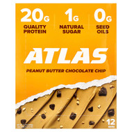 <img alt="Atlas Bar, Protein Bar, Peanut Butter Chocolate Chip, 12 Bars, 1.9 oz (54 g) Each" title="Atlas Bar, Protein Bar, Peanut Butter Chocolate Chip, 12 Bars, 1.9 oz (54 g) Each,868361000394"
