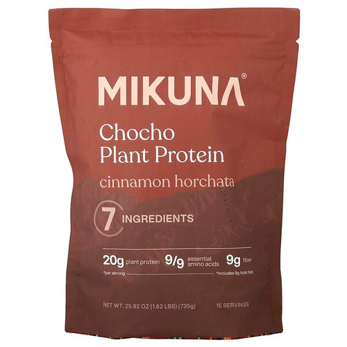 <img alt="MIKUNA, Chocho Plant Protein Powder, Cinnamon Horchata, 1.62 lbs (735 g)" title="MIKUNA, Chocho Plant Protein Powder, Cinnamon Horchata, 1.62 lbs (735 g),850028337400"