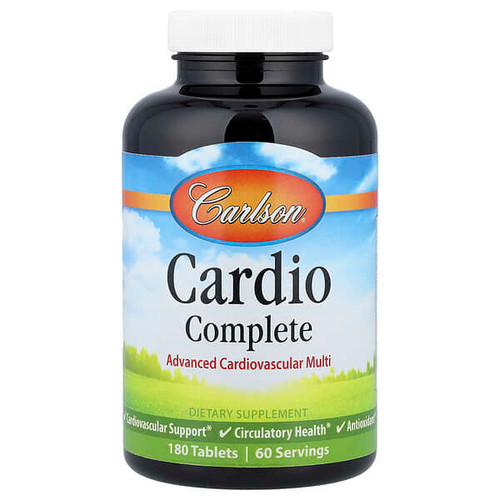 <img alt="Carlson, Cardio Complete, 180 Tablets" title="Carlson, Cardio Complete, 180 Tablets,088395420108"