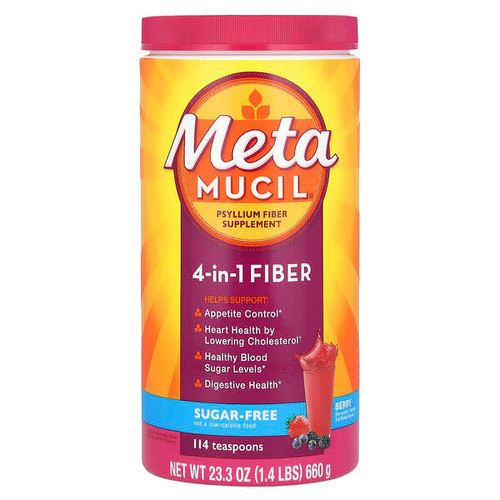 <img alt="Metamucil, 4-In-1 Fiber, Berry, 23.3 oz (660 g)" title="Metamucil, 4-In-1 Fiber, Berry, 23.3 oz (660 g),037000119616"