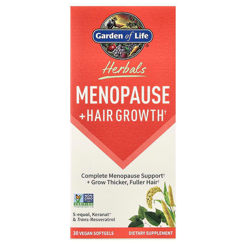 <img alt="Garden of Life, Herbals, Menopause + Hair Growth, Berry, 30 Vegan Softgels" title="Garden of Life, Herbals, Menopause + Hair Growth, Berry, 30 Vegan Softgels,658010133937"