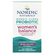 <img alt="Nordic Naturals, Nordic Flora Probiotic, Womens Balance, 30 Capsules" title="Nordic Naturals, Nordic Flora Probiotic, Womens Balance, 30 Capsules,768990016837"