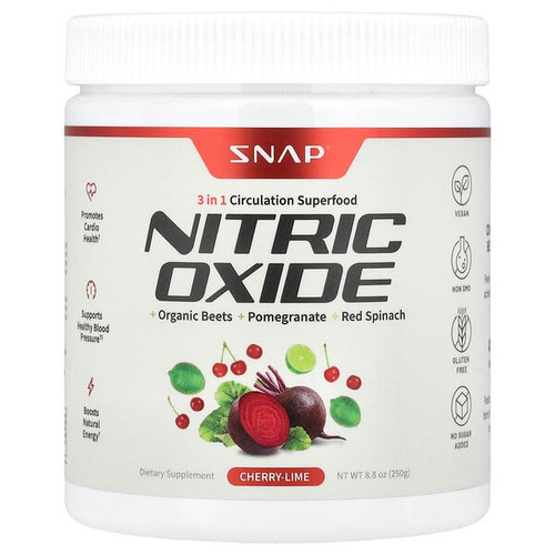 <img alt="Snap Supplements, Nitric Oxide, Cherry-Lime, 8.8 oz (250 g)" title="Snap Supplements, Nitric Oxide, Cherry-Lime, 8.8 oz (250 g),850039253003"