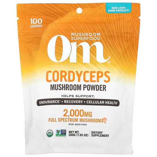 <img alt="Om Mushrooms, Mushroom Powder, Cordyceps, 7.05 oz (200 g)" title="Om Mushrooms, Mushroom Powder, Cordyceps, 7.05 oz (200 g),850030553249"
