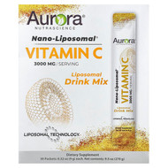 <img alt="Aurora Nutrascience, Nano-Liposomal Vitamin C, 30 Packets, 0.32 oz (9 g) Each" title="Aurora Nutrascience, Nano-Liposomal Vitamin C, 30 Packets, 0.32 oz (9 g) Each,628504648384"