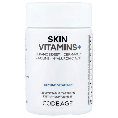 <img alt="Codeage, Skin Vitamins+, 30 Vegetable Capsules" title="Codeage, Skin Vitamins+, 30 Vegetable Capsules,850068815777"