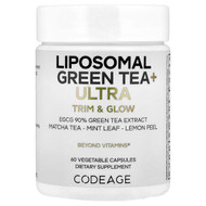 <img alt="Codeage, Liposomal Green Tea+ Ultra Trim & Glow, 60 Vegetable Capsules" title="Codeage, Liposomal Green Tea+ Ultra Trim & Glow, 60 Vegetable Capsules,850049609883"