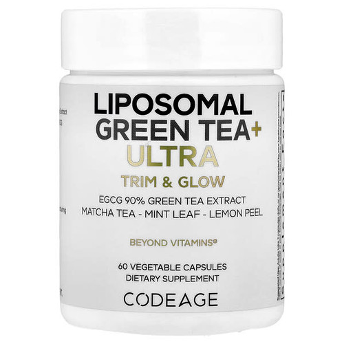 <img alt="Codeage, Liposomal Green Tea+ Ultra Trim & Glow, 60 Vegetable Capsules" title="Codeage, Liposomal Green Tea+ Ultra Trim & Glow, 60 Vegetable Capsules,850049609883"